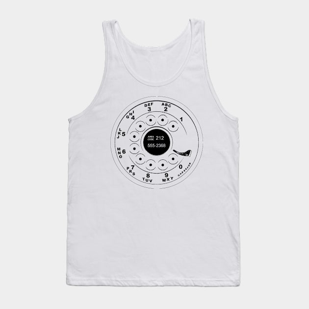 Rotary Dial Tank Top by TeeNoir